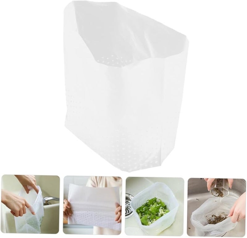 90 قطعة من أكياس التصفية القابلة للتصرف لمصرف حوض المطبخ، مصفاة نفايات الطعام، أكياس قمامة - Image 4